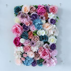Mur Artificiel De Fleurs En Soie Pour Décoration De Mariage