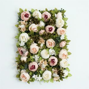 Mur Floral En Soie Artificielle Pour Décoration De Mariage