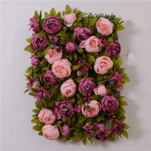 Mur De Fleurs Artificielles Décoratives