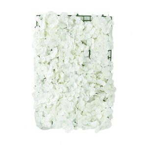 Mur De Fleurs Plastique Blanc