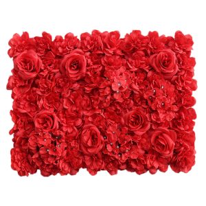 Mur De Fleur Artificielle En Soie Pour Décoration Murale