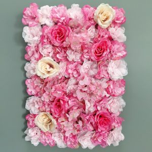 Mur De Fleurs En Soie Artificielles Pour Décoration De Mariage