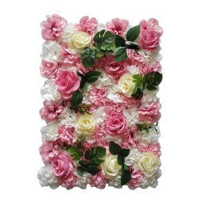 Mur De Fleurs En Soie Pour Une Décoration De Mariage Unique
