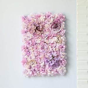 Mur De Décoration Avec Fleurs En Soie Artificielles