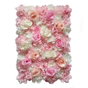 Mur D'Art De Fleurs Artificielles En Soie Pour Mariage