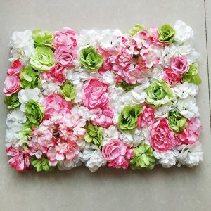 Mur D'Art Floral En Soie Pour Mariage