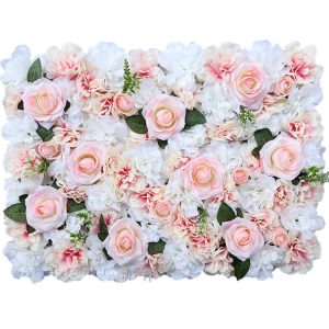 Mur De Fleur En Soie Pour Décoration D'Événement