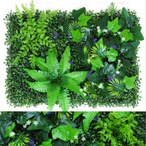 Mur De Fleurs En Plastique Pour Embellissement De Jardin