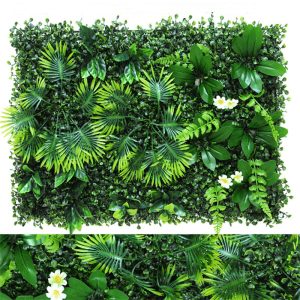 Mur De Fleurs Plastiques Pour Décoration De Jardin Extérieur