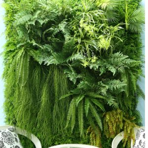 Mur D'Art Floral Artificiel En Plastique Pour Mariage