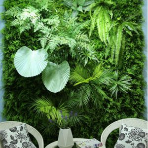 Mur De Fleurs Plastiques Pour Décoration De Salle De Mariage