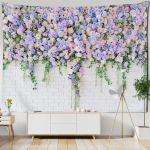 Mur De Fleurs Chambre