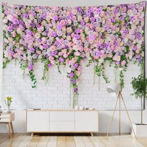 Mur De Fleurs 100% Polyester