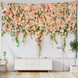 Mur De Fleurs Pour Décoration Chambre